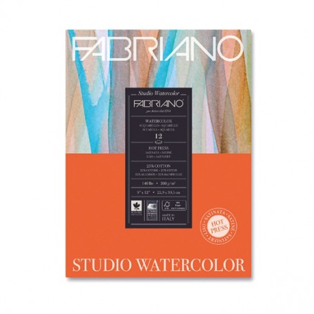 Fabriano Watercolour Studio -  grana satnata 56 x 76 cm 1 foglio