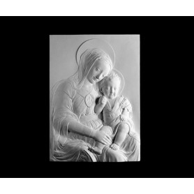 Vergine con figlio - Rilievo - 153c